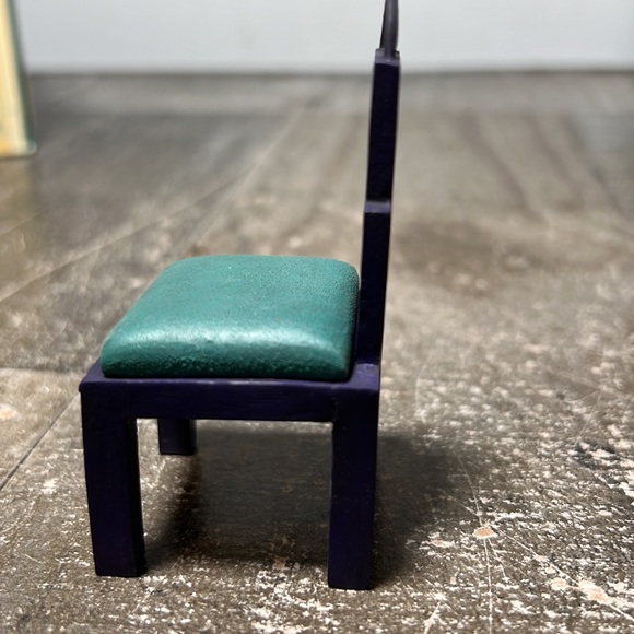 Vintage 2000 Take A Seat By Raine Miniature Chair Form & Function New - Picture 3 of 6